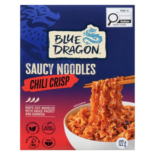 Blue Dragon Saucy Noodles Chili Crisp 122 g