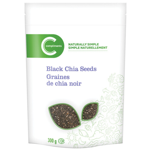 Compliments Black Chia Seeds 300 g