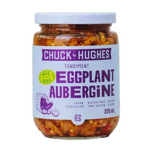 Chuck Hughes Eggplant Spread Mild 375 ml