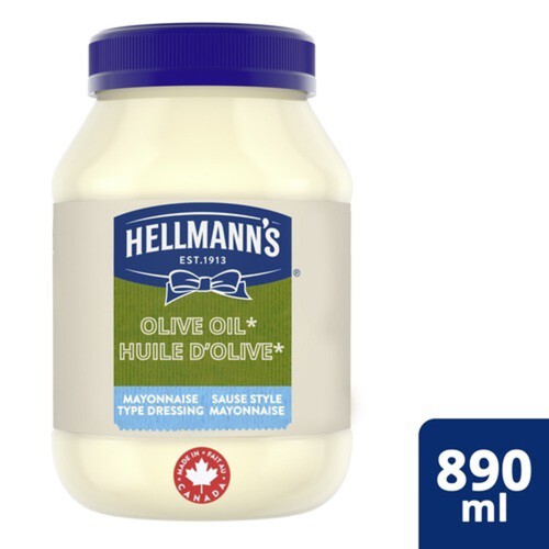 Hellmann's Light Mayonnaise Dressing With Olive Oil 890 ml