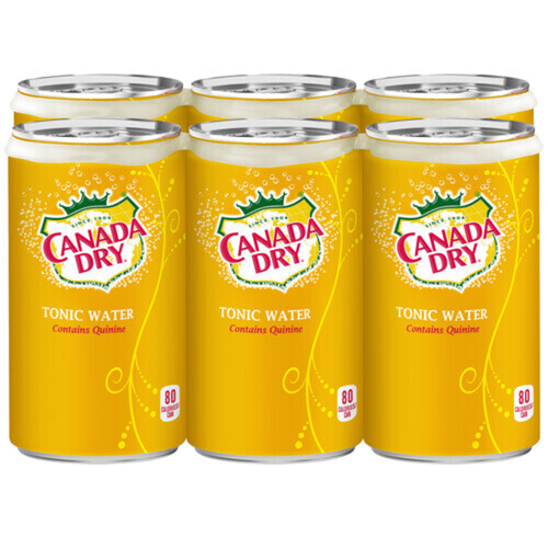 Canada Dry Tonic Water 6 x 222 ml (cans)