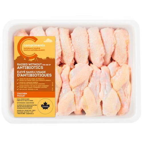 Great Value All Natural Chicken Wing Sections, Lb (Frozen), 48% OFF