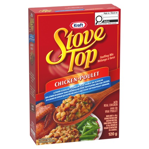 Stove Top Stuffing Mix Chicken Low Sodium 120 g