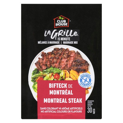 Club House La Grille Marinade Mix Montreal Steak 30 g