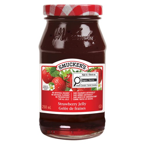 Smucker's Pure Jelly Strawberry 250 ml