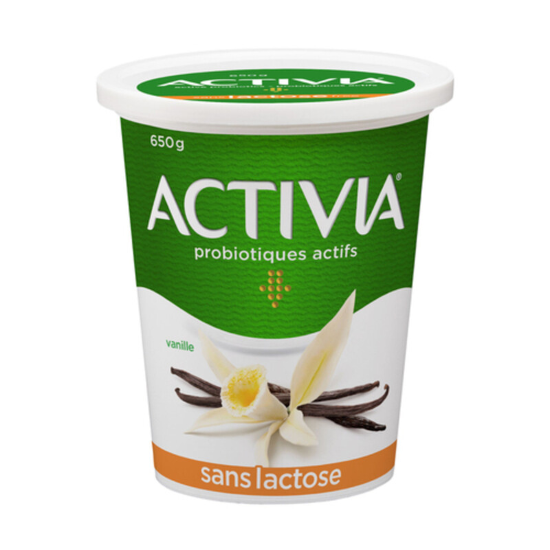Activia LactoseFree Yogurt With Probiotics Vanilla Flavour 650 g
