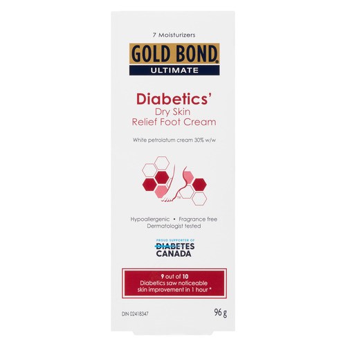 Gold Bond Diabetics Relief Foot Cream 96 g