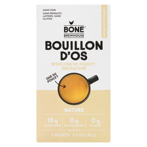 Bone Brewhouse Instant Bone Broth Naked 5 Pack 16 g