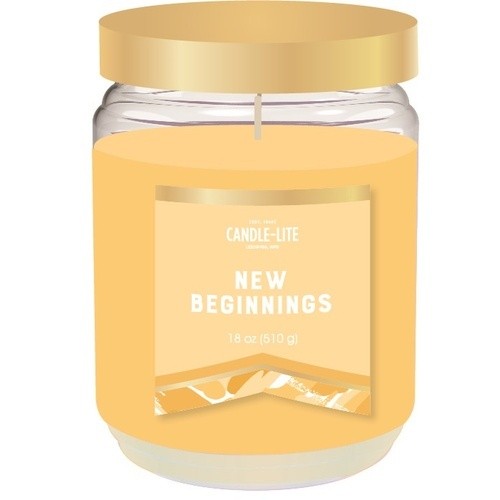 Candle-lite Candle Jar New Beginnings 18oz 1 Count