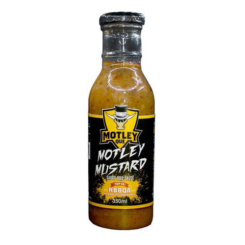 Motley Que BBQ Sauce Motley Mustard 350 ml