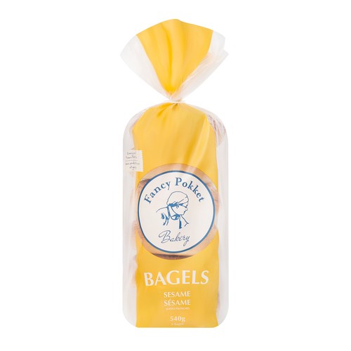 Fancy Pokket Bagel Sesame Seed Sliced 6 x 90 g