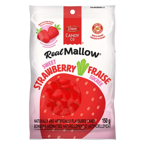 Dare Mallow Candy Sweet Strawberry 150 g