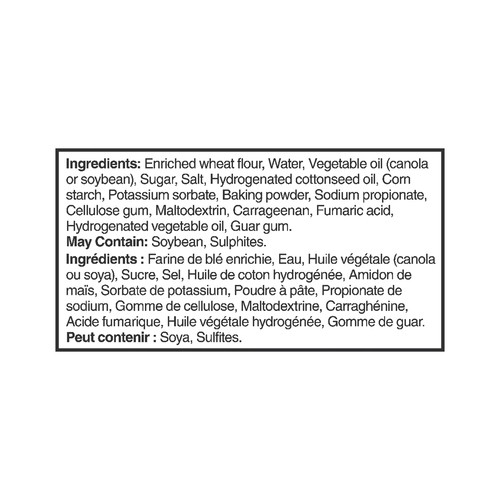 Dempster’s Burrito Tortillas White Extra Large 600 g
