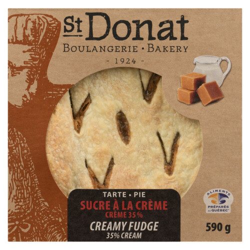 Boulangerie St-Donat Pie Sugar Cream 590 g (frozen)