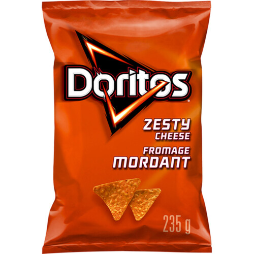 Doritos Tortilla Chips Zesty Cheese 235 g