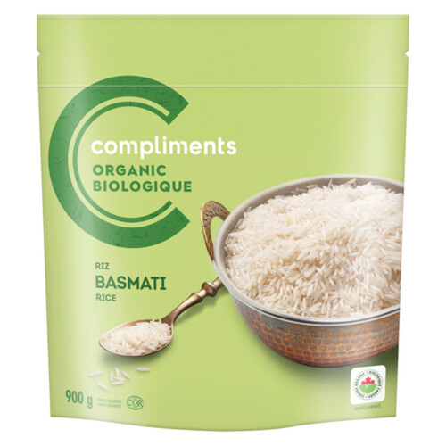 Compliments Organic Rice Basmati 900 g