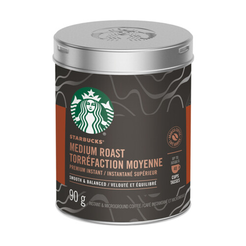 Starbucks Premium Instant Coffee Medium Roast 90 g