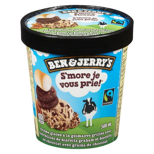 Ben & Jerry's S'more Please! Ice Cream Toasted Marshmallow 500 ml