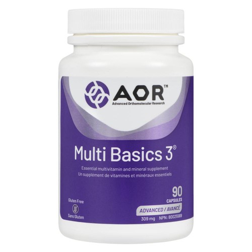 AOR Multi Basics 3 309 mg Capsules 90 Count