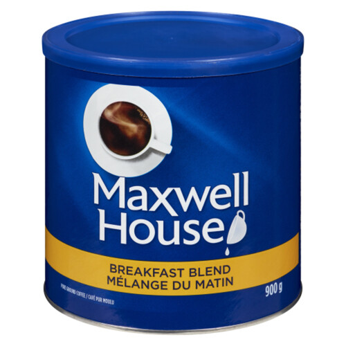 Maxwell House Ground Coffee Rich Breakfast Blend 900 g