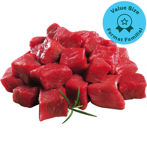 Beef Hip Cubes Family Size