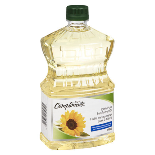 Compliments 100% Pure Sunflower Oil 946 ml