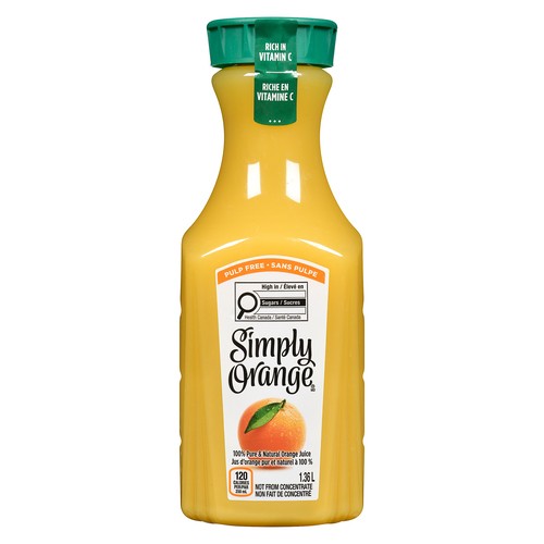 Simply Orange Juice Pulp Free 1.36 L