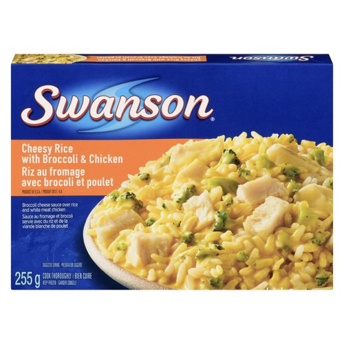 Swanson Frozen Meal Cheesy Rice Chicken 255 g
