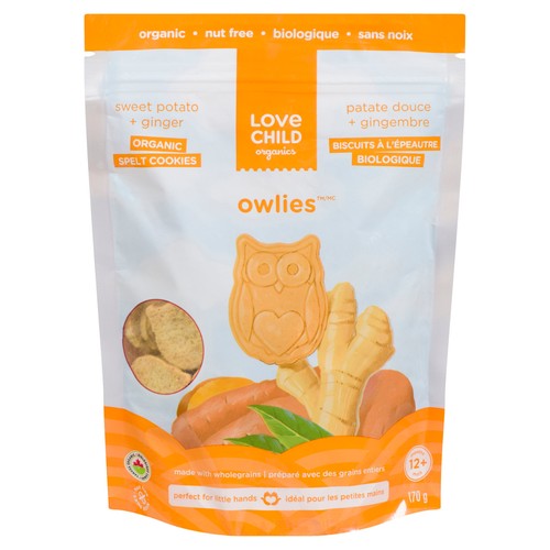 Love Child Organics Owlies Sweet Potato & Ginger Baby Food 170 g