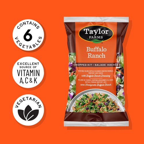 Taylor Farms Chopped Salad Kit Buffalo Ranch 383 g
