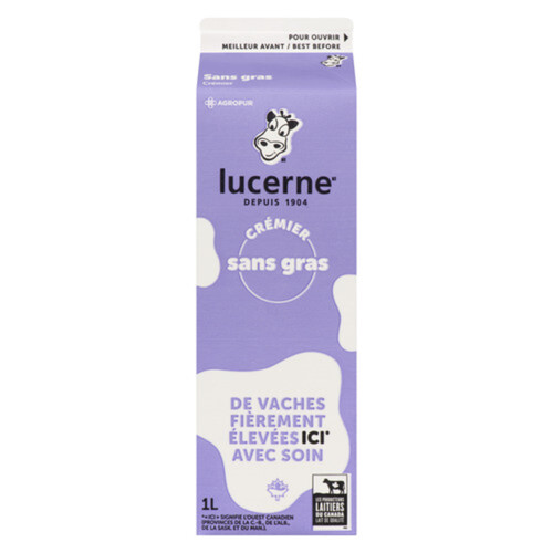 Lucerne Fat-Free Creamer 1 L