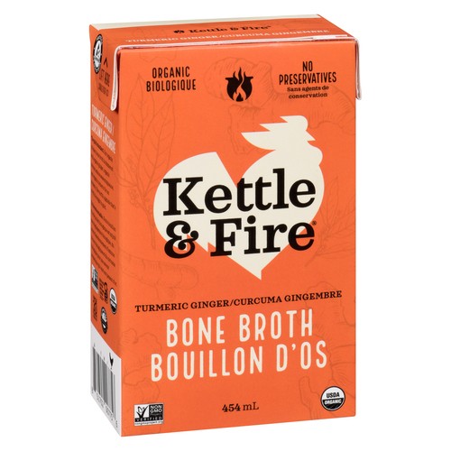 Kettle & Fire Organic Bone Broth Turmeric Ginger Chicken 454 ml