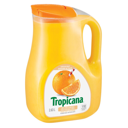 Tropicana Juice Grovestand Lots Of Pulp Orange 2.63 L (bottle)
