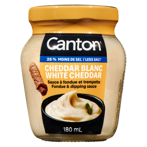 Canton Fondue & Dipping Sauce White Cheddar 180 ml