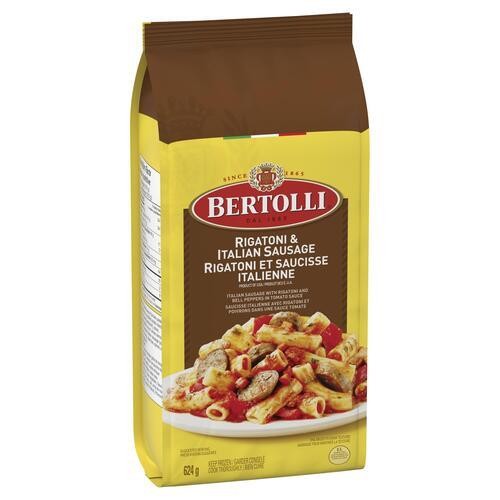 Bertolli Frozen Pasta Meal Italian Sausage And Rigatoni 624 g