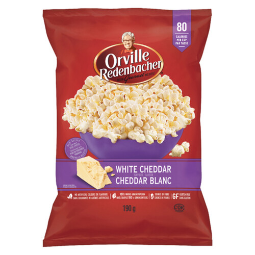 Orville Redenbacher's Gluten-Free Popcorn White Cheddar 190 g