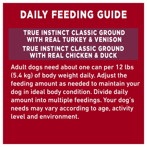 Purina ONE Wet Dog Food True Instinct 6 x 368 g