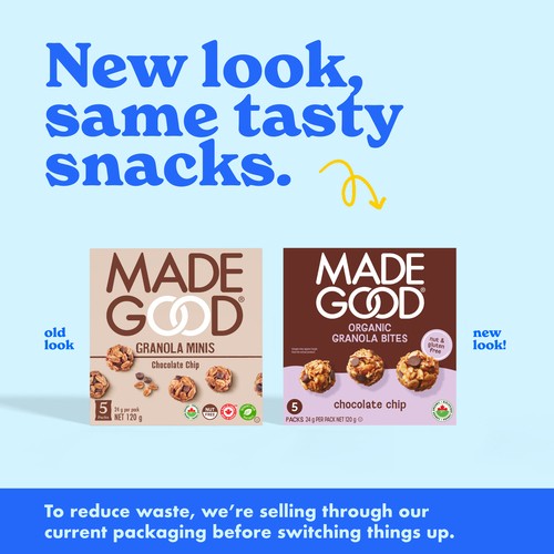 MadeGood Organic Minis Granola Chocolate Chip 5 x 24 g