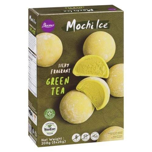 Buono Mochi Ice Frozen Dessert Green Tea 208 g