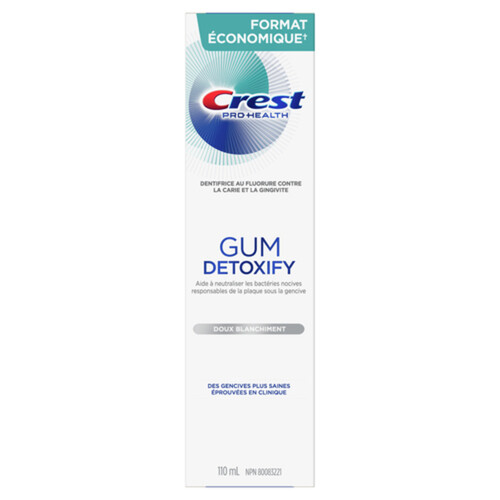 Crest Toothpaste Gum Detoxify Gentle Whitening 110 ml
