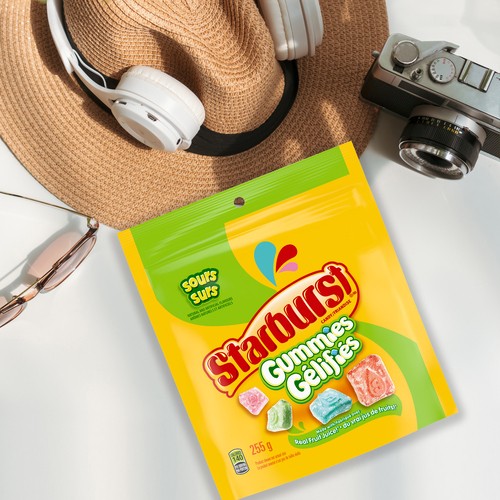 Starburst Gummies Candy Sour 255 g