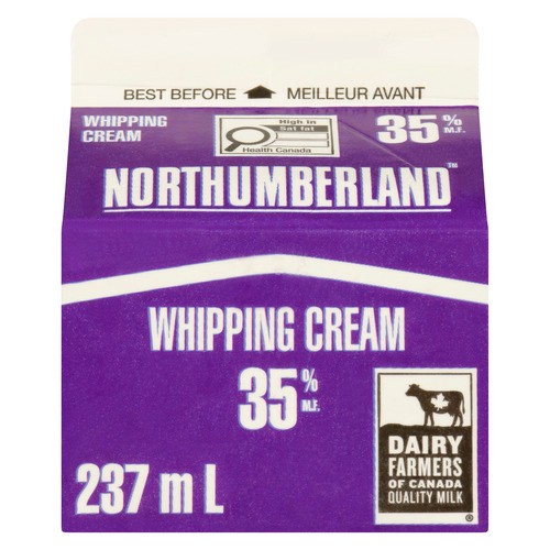 Northumberland 35% Whipping Cream 237 ml