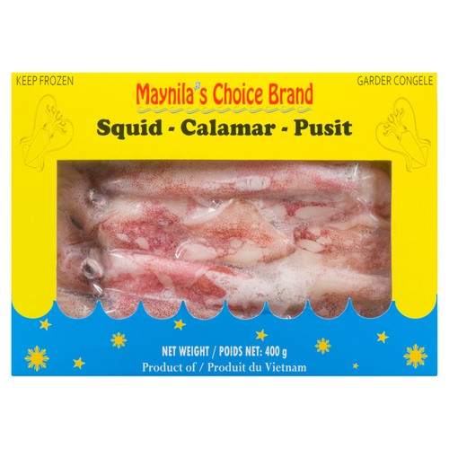 Maynila's Choice Frozen Squid In Box 400 g
