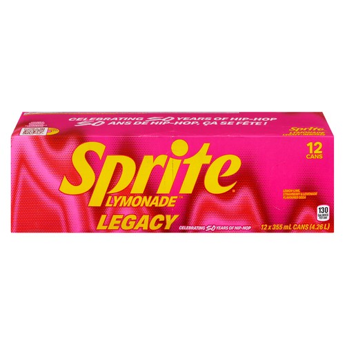 Sprite Soft Drink Lymonade Legacy 12 x 355 ml (cans)