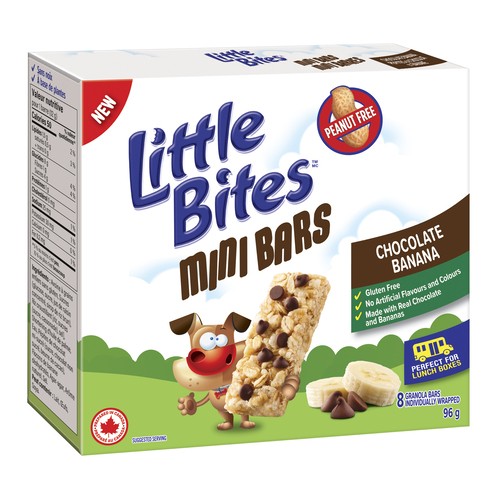 Little Bites Peanut-Free Mini Granola Bars Chocolate Banana 96 g