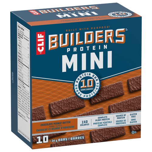 Builders Mini Protein Bars Chocolate Peanut Butter 10 x 34 g