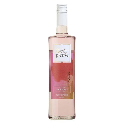 Pretty Please Alcoholic Malt Beverage 7% Alcohol Peach Sangria 750 ml (bottle)