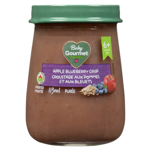 Baby Gourmet Baby Food Jar Apple Blueberry Crisp 113 ml