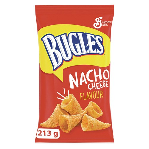 General Mills Bugles Corn Snacks Nacho Cheese 213 g