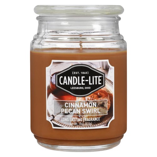 Candle-lite Candle Jar Cinnamon Pecan Swirl 1 Pack
